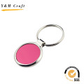 Beautiful Butterfly Shape Metal Keyring with Yellow Color (Y02630)